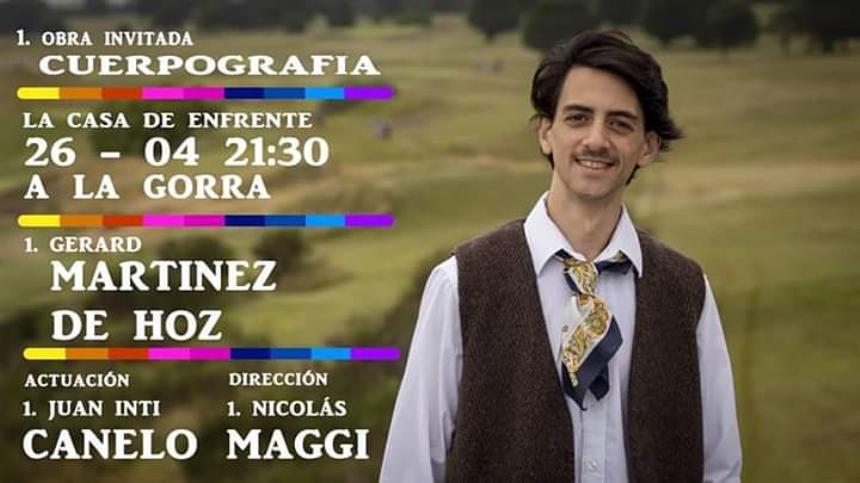 Cine y Teatro | Gerard Martínez de Hoz - unipersonal a la gorra