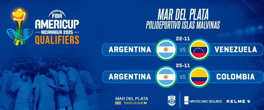 Clasificatorios para la AmeriCup 2025 | Punto Mar del Plata