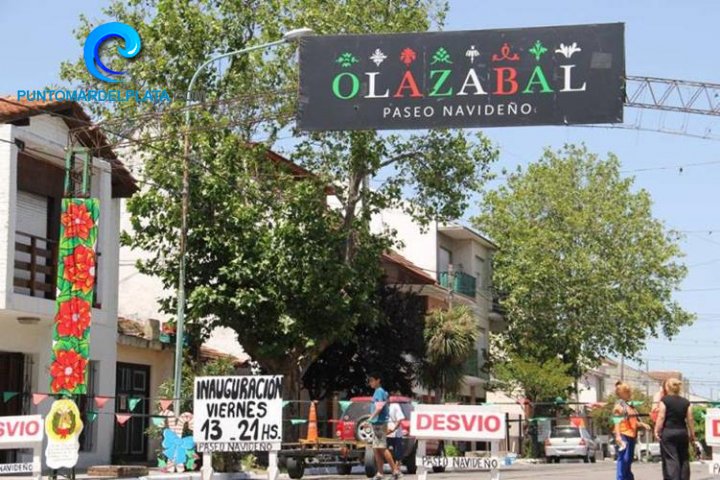 General | Se inaugura el Paseo Navideño de la Calle Olazabal