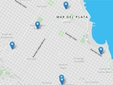 Plano de Centros Culturales y Museos de Mar del Plata